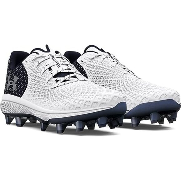 Women's Under Armour Glyde 2.0 MT TPU Molded Softball Cleats - White - Var Szs - Picture 1 of 1